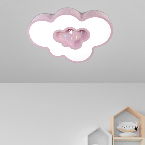 LED 구름방등(소) 50W (화이트/핑크)